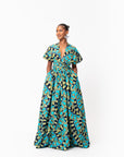 BADE African print Maxi Infinity dress