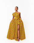 TOYO African print Maxi Infinity dress