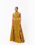 TOYO African print Maxi Infinity dress