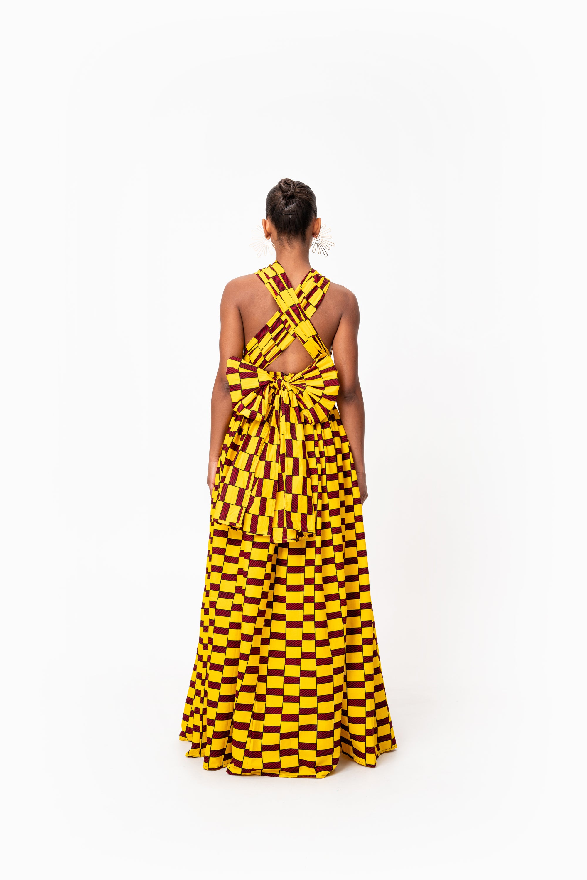 TOYO African print Maxi Infinity dress