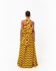 TOYO African print Maxi Infinity dress