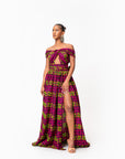 WUNMI African print Maxi Infinity dress