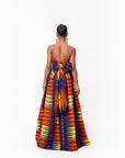 RONKE African print Maxi Infinity dress