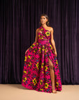 ESE African print Maxi Infinity dress