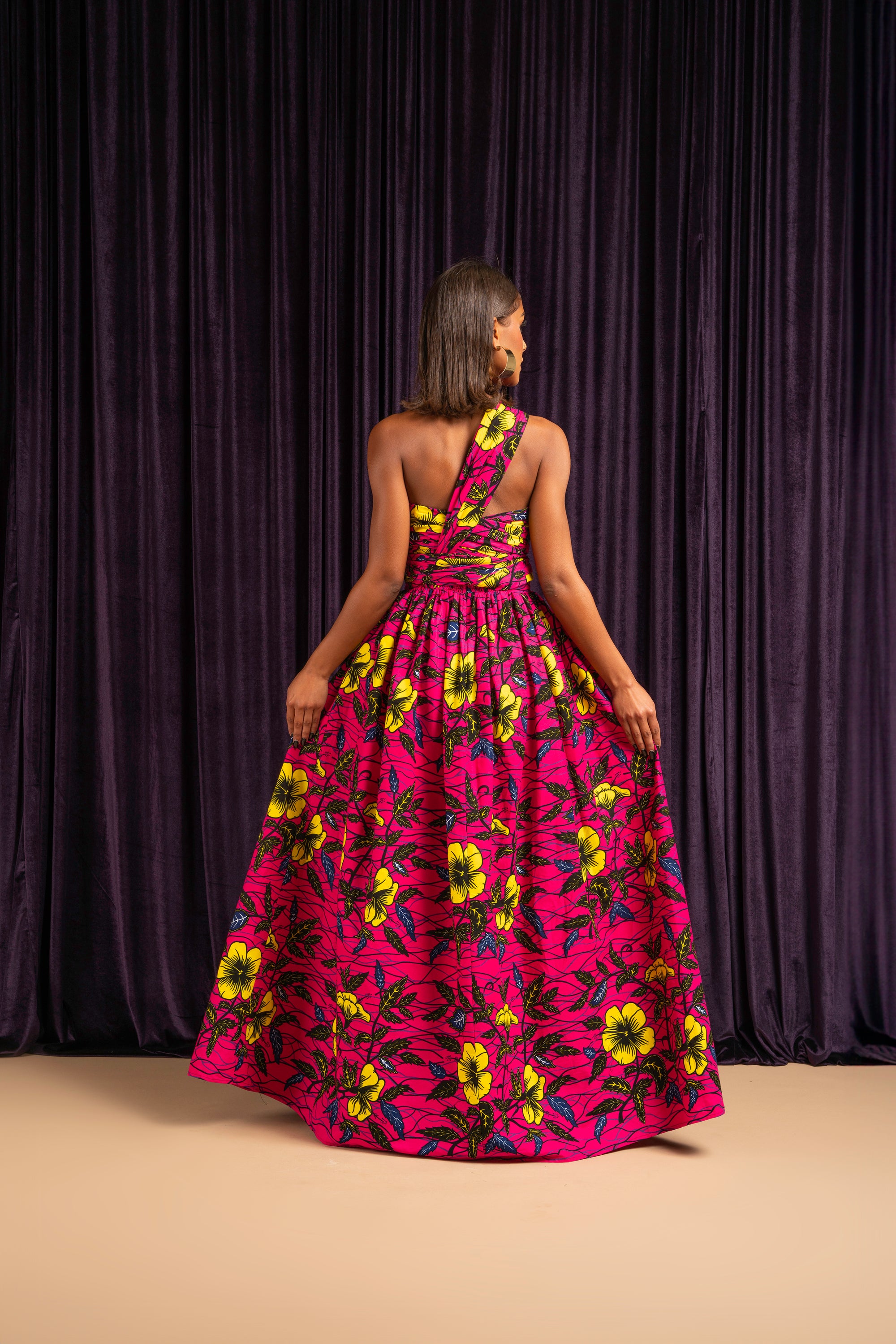 ESE African print Maxi Infinity dress