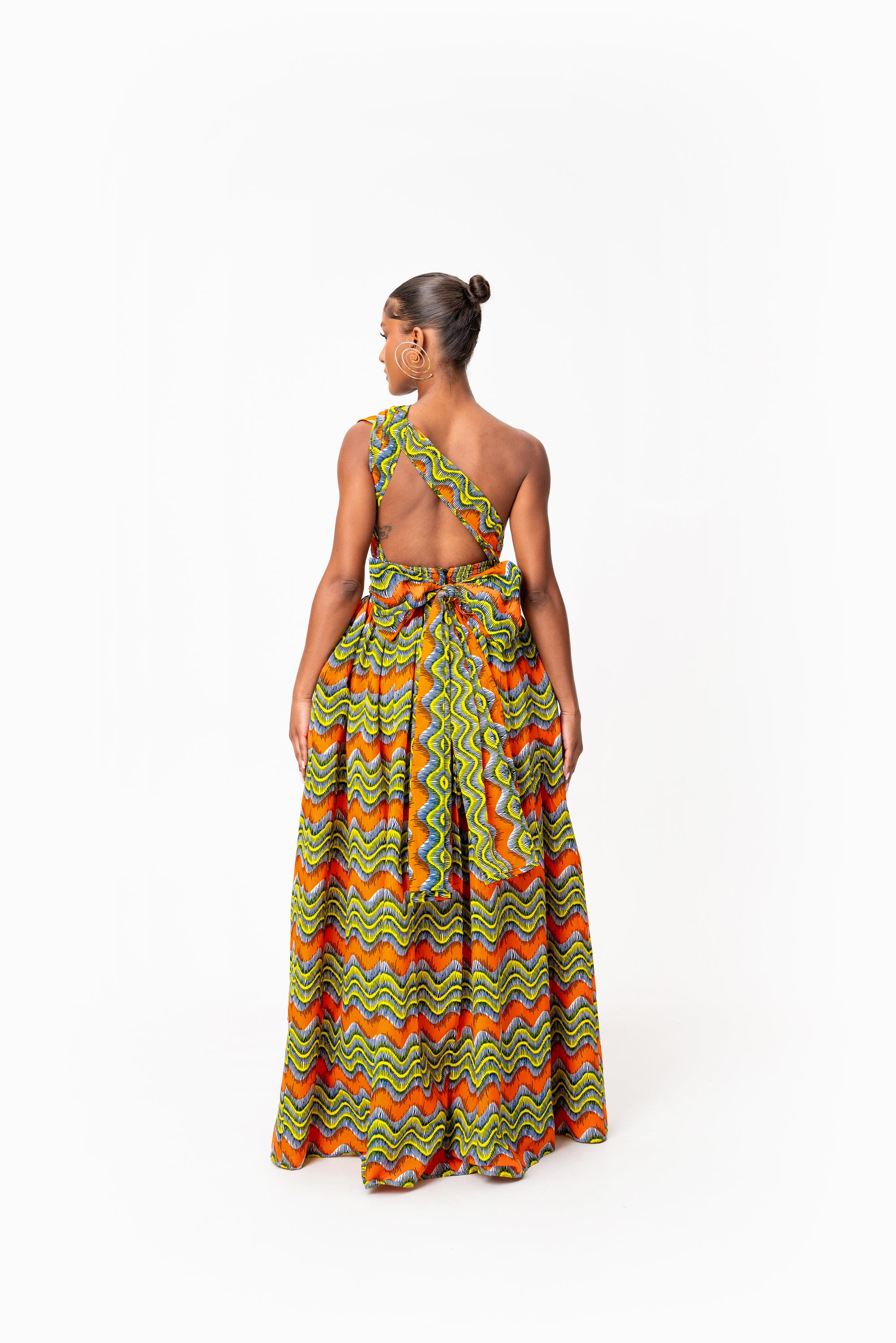 TANI African print Maxi Infinity dress