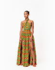 TANI African print Maxi Infinity dress