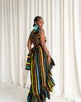 DELE African Print Hi-low Infinity Dress