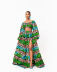 ADA African Print Maxi Skirt