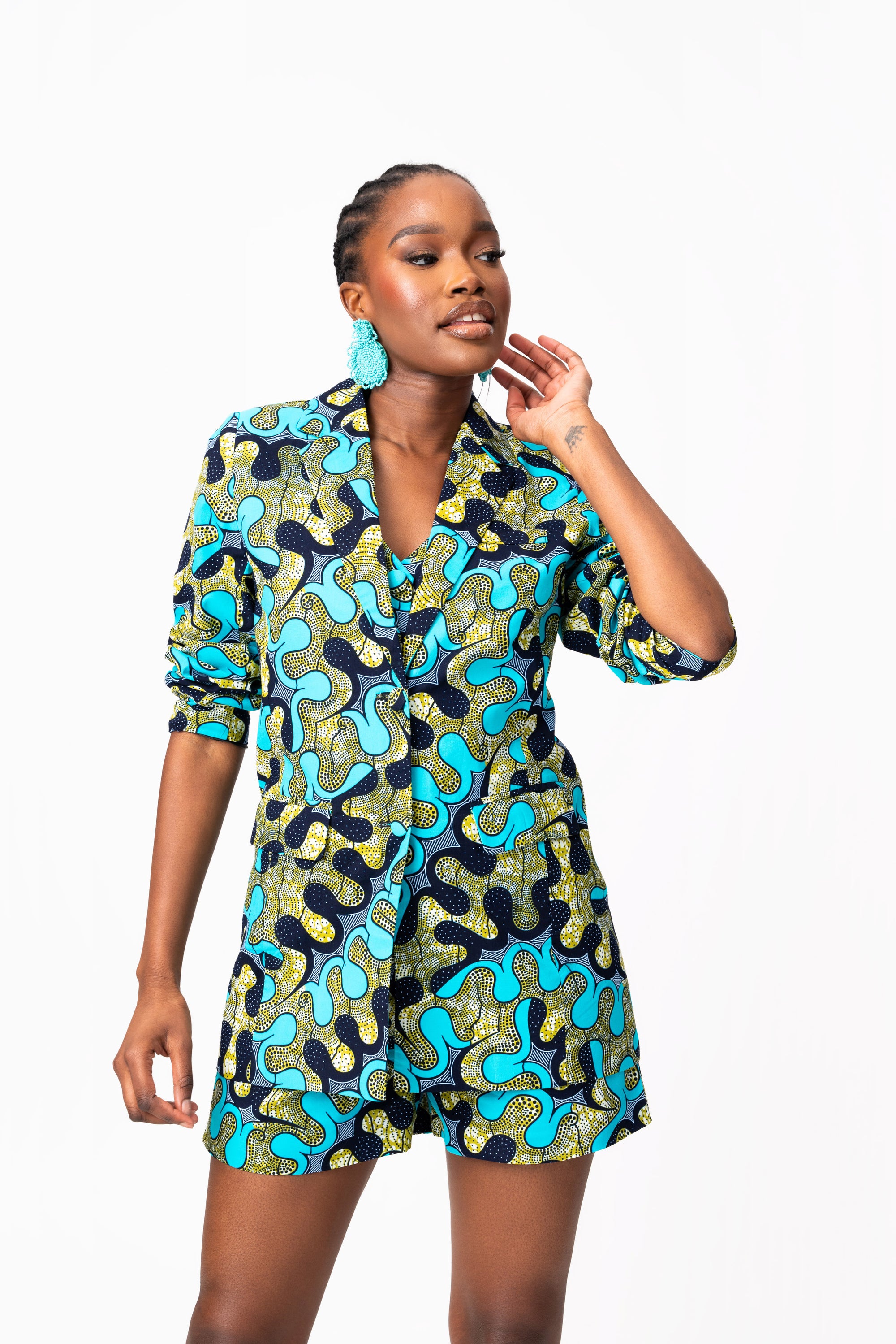 BADE African print BLAZER