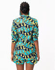 BADE African print BLAZER