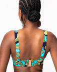 BADE African Print Bra Top