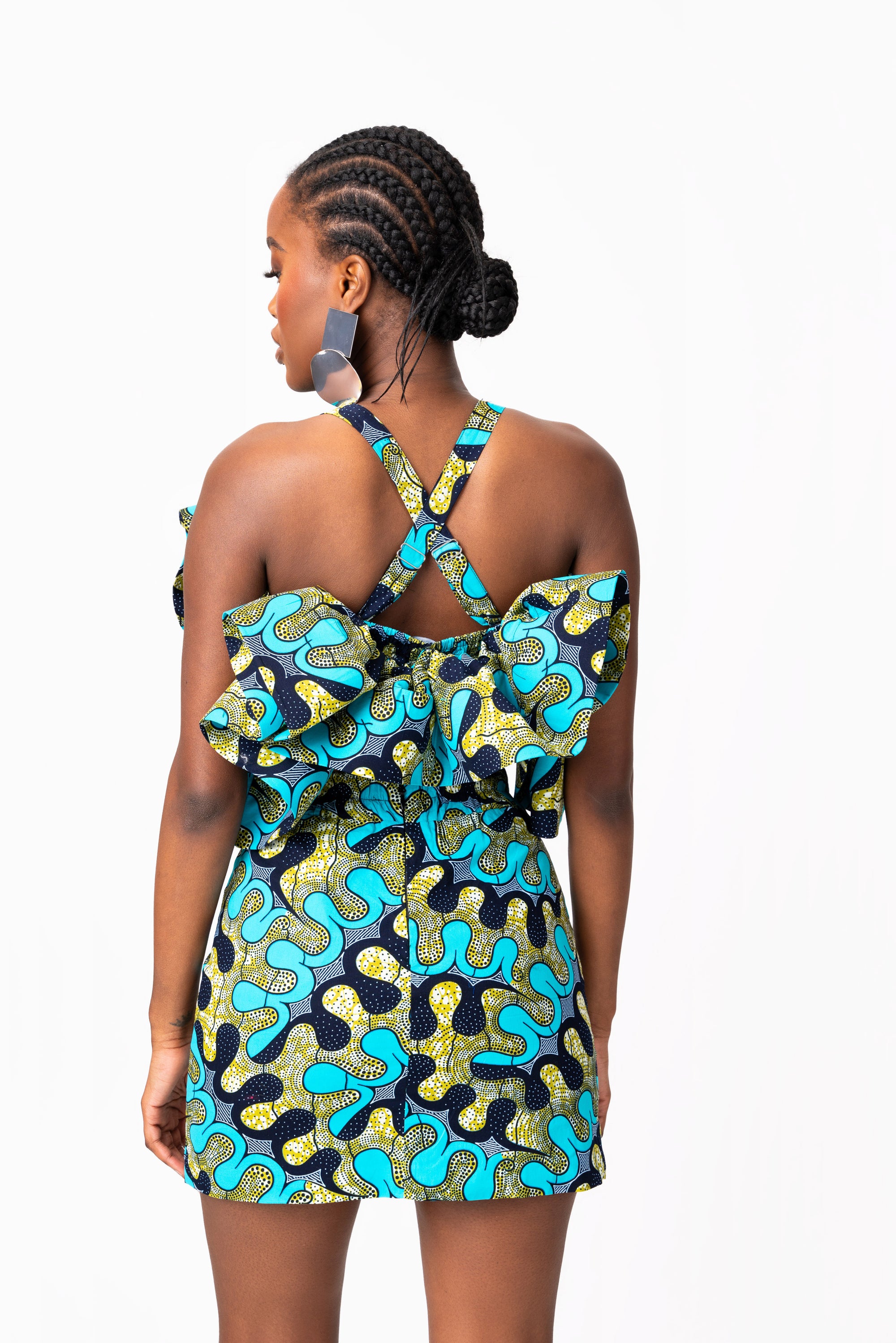 BADE African Print Mini Skirt