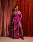 ESE African print Maxi Infinity dress