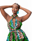 ADA African Print Infinity Romper