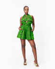 MAALI African Print Infinity Romper