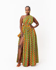 TANI African print Maxi Infinity dress