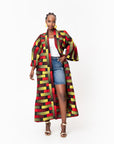 NAYA African Print convertible Kimono