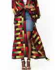 NAYA African Print convertible Kimono