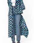 LINA African Print convertible Kimono