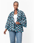 LINA African Print convertible Kimono