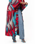 ONA African Print convertible Kimono