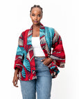 ONA African Print convertible Kimono