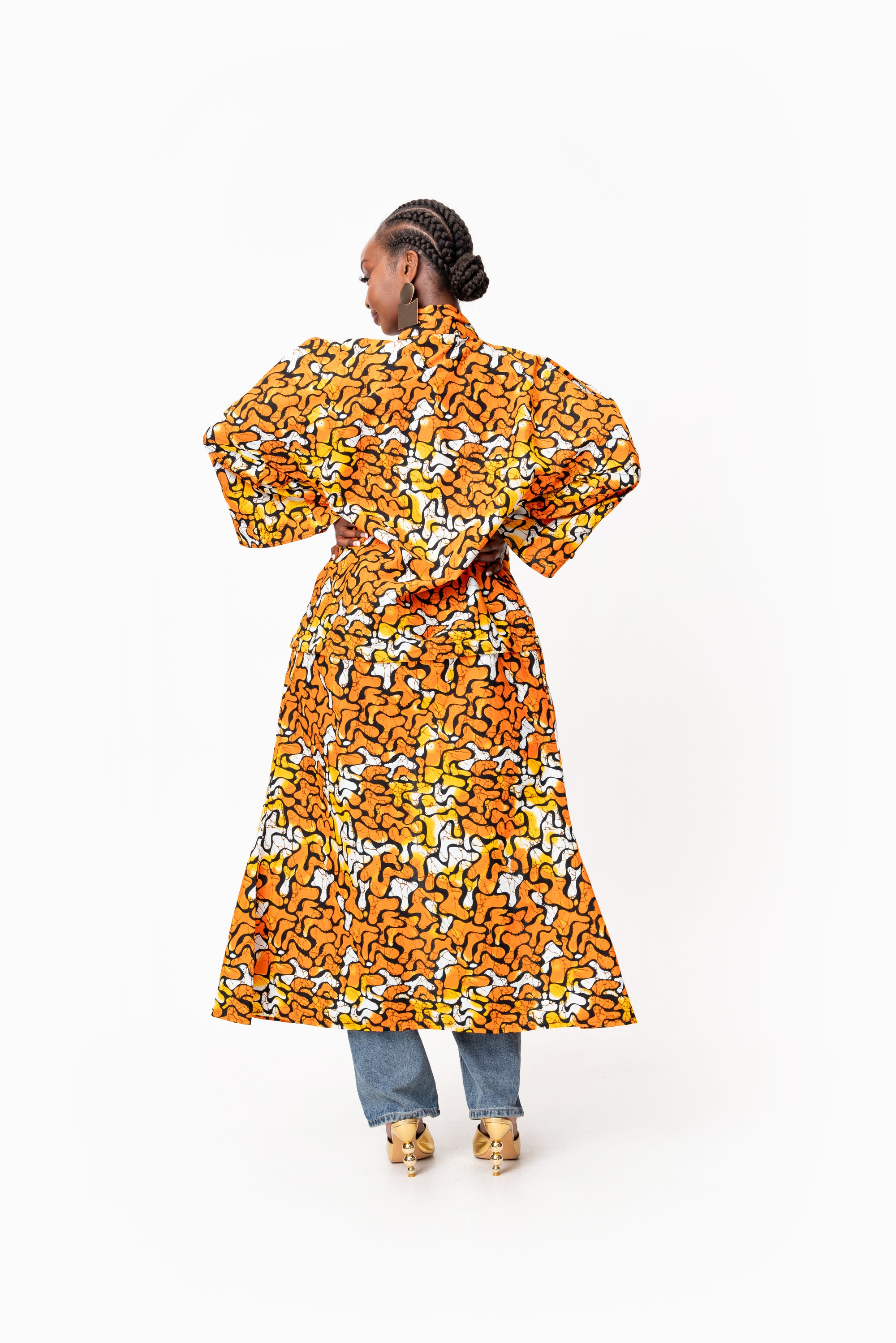 OTTI African Print convertible Kimono