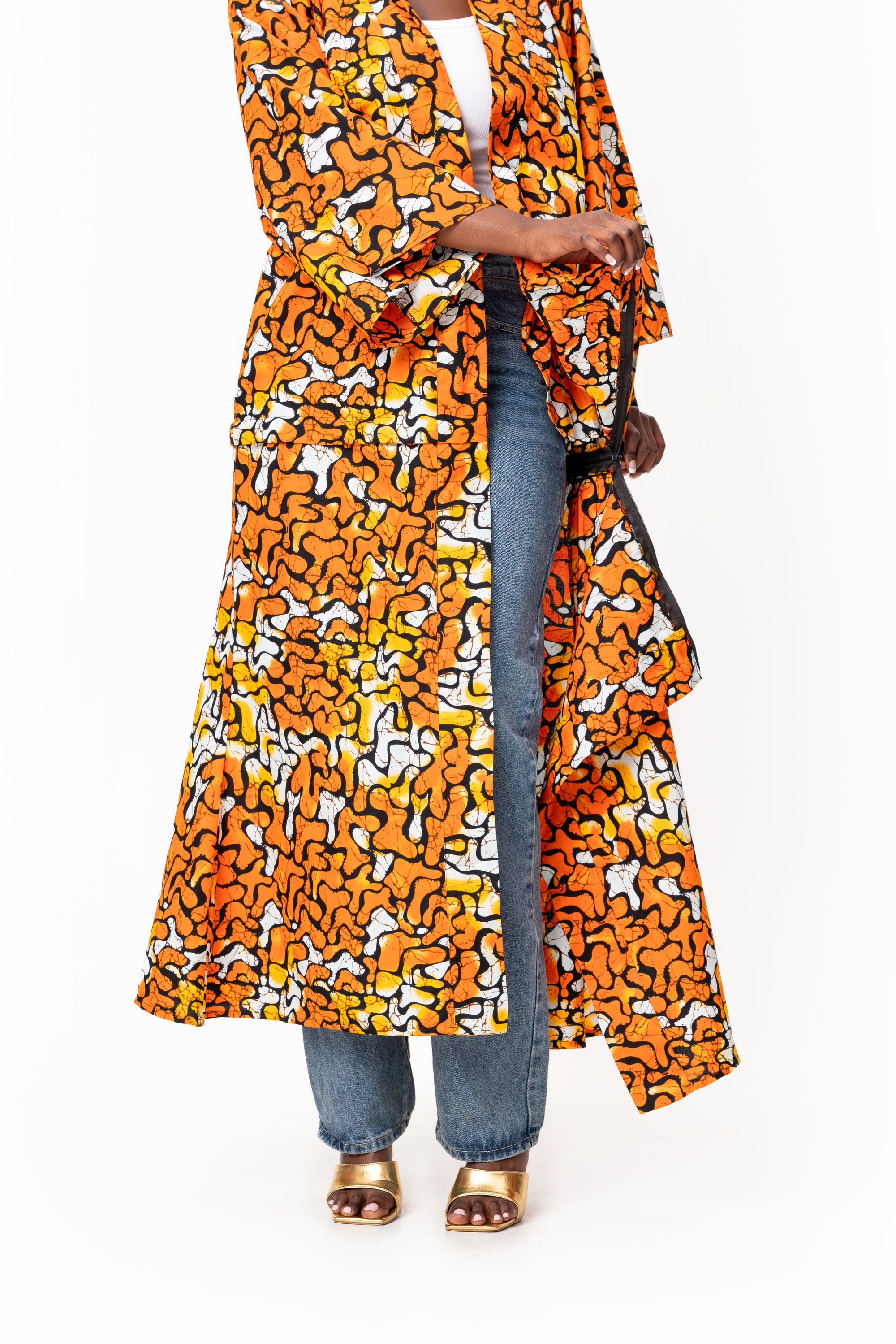 OTTI African Print convertible Kimono