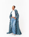 LINA African Print convertible Kimono