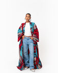 ONA African Print convertible Kimono