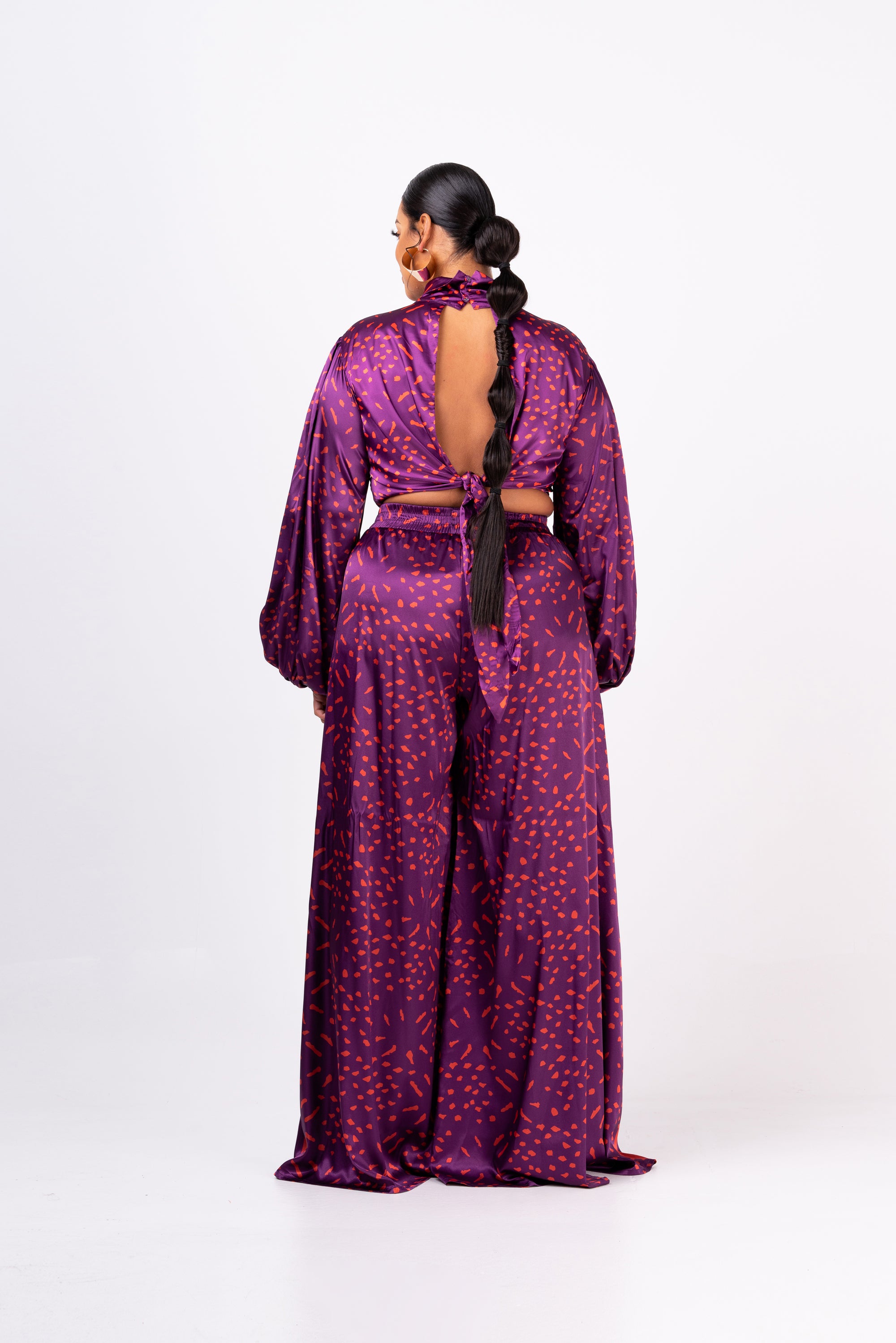 AMINAH WIDE LEG PANTS