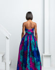 ZURI African print Maxi Infinity dress