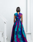 ZURI African print Maxi Infinity dress